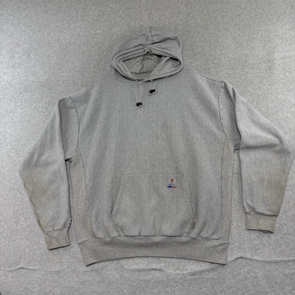 Tyndale FR Flame Resistant Pullover Hoodie Mens Size XXL CAT 2 FRMC Gray USA